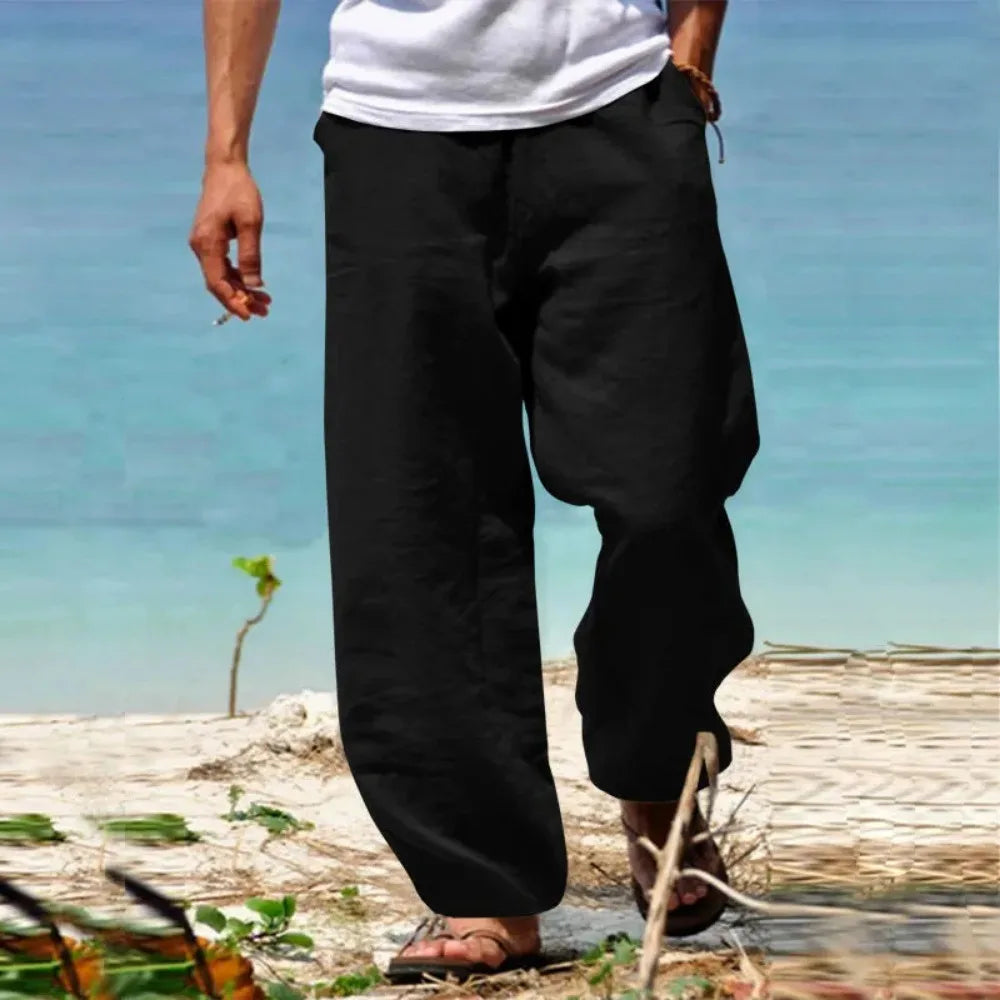 Men's Breathable Beach Pants | Casual Loose Trousers for Summer