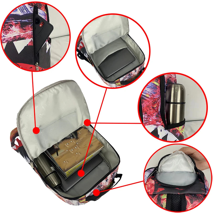 Trendy Shark-Themed Backpacks | Large Capacity for School & Travel