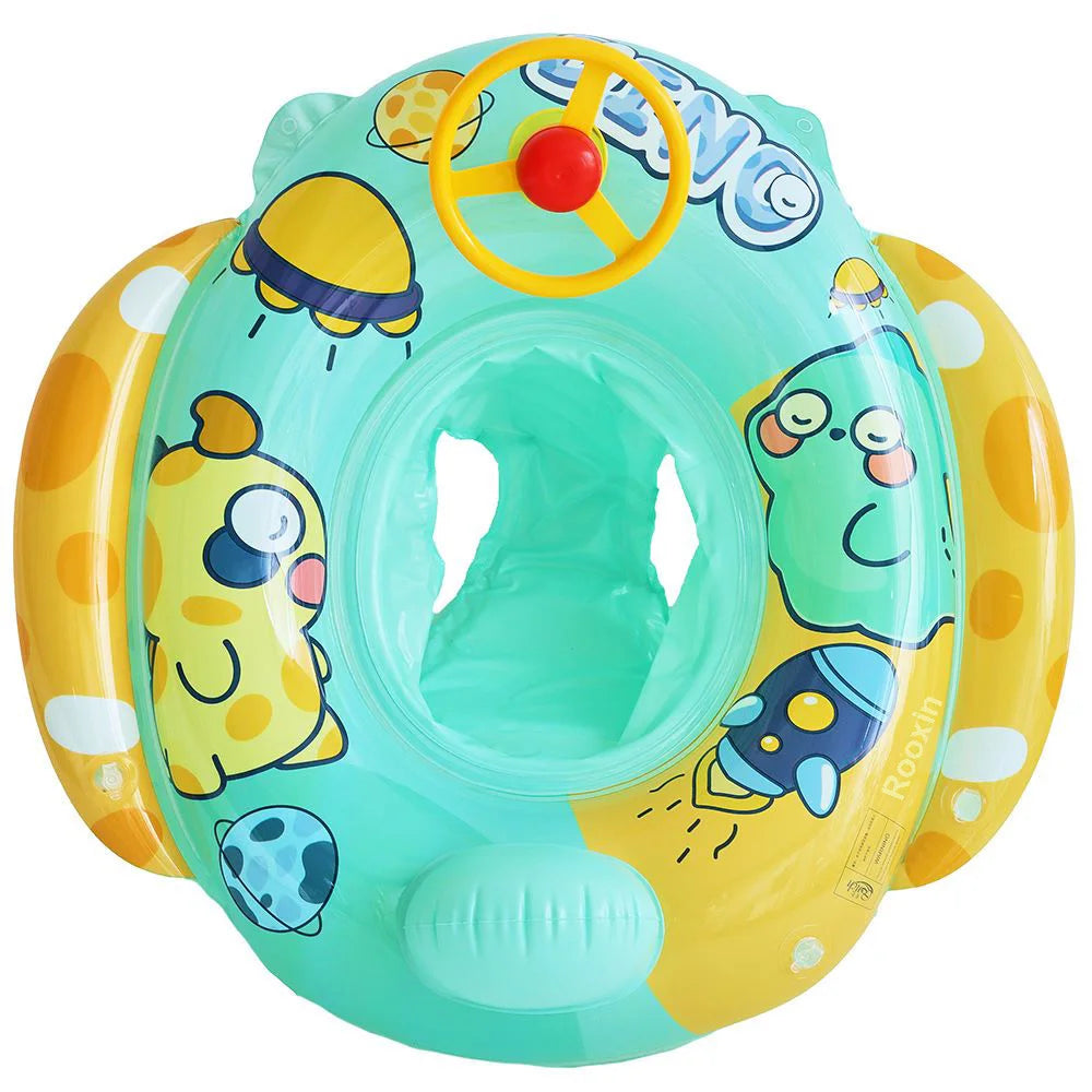 Baby Inflatable Dinosaur Swimming Ring | Fun Pool Float for Kids