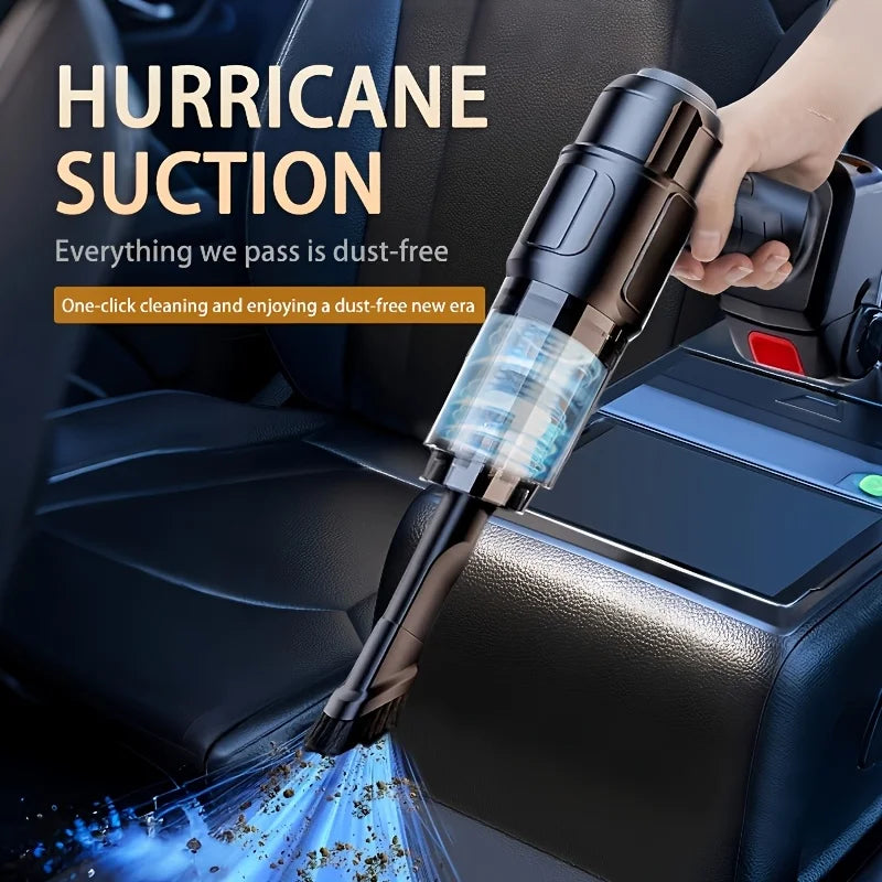 Cordless Handheld Car Vacuum Cleaner | Low Noise & Dual Filtration
