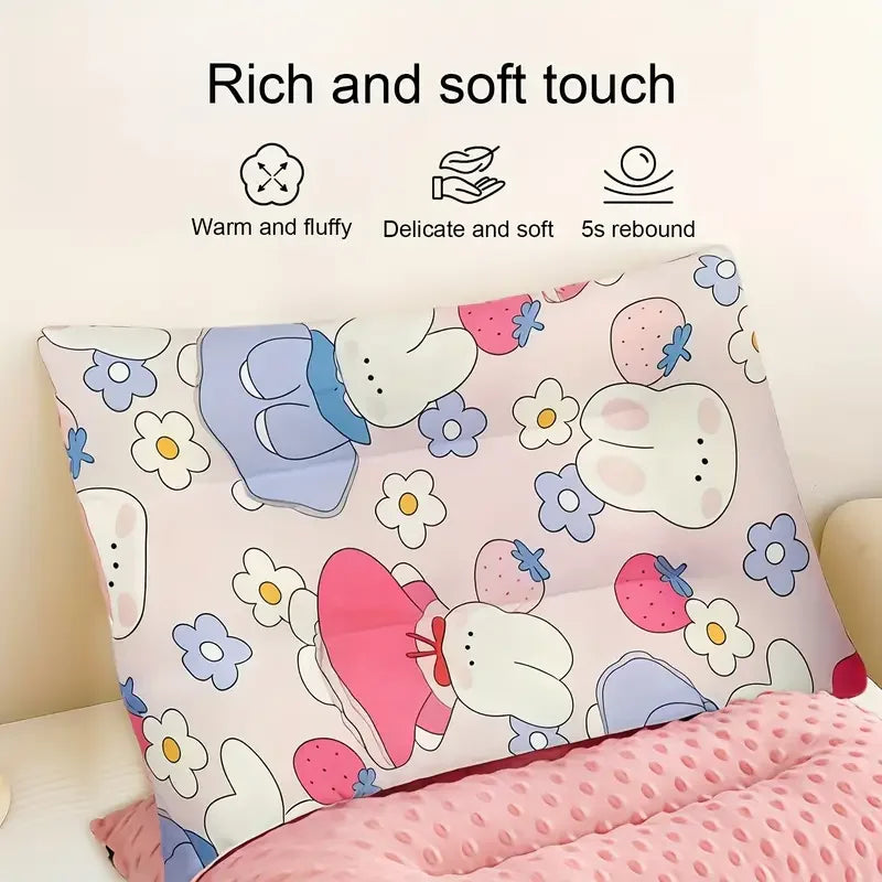 Infant and Toddler Cartoon Animal Comfort Pillow | Soft & Washable