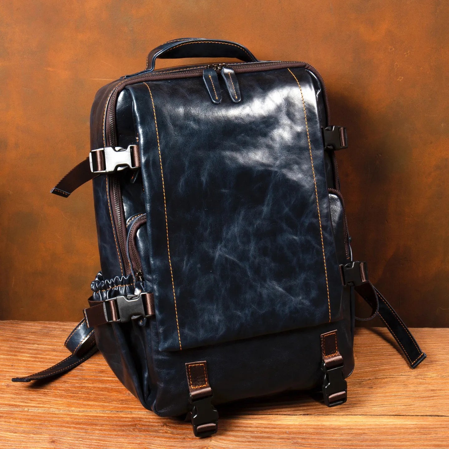 Handmade Genuine Leather Backpack for Men | Stylish & Functional