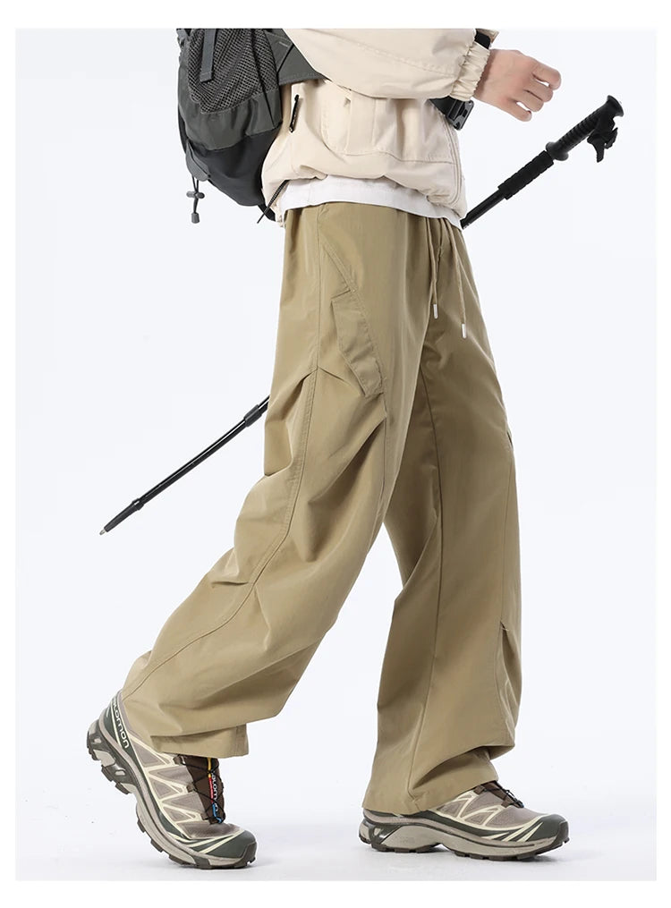 Men's Multi-Pocket Cargo Overalls | Stylish Baggy Trousers for Summer