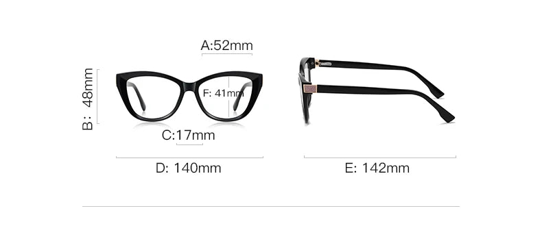 Stylish Cat's Eye Women's Anti-Blue Light Reading Glasses