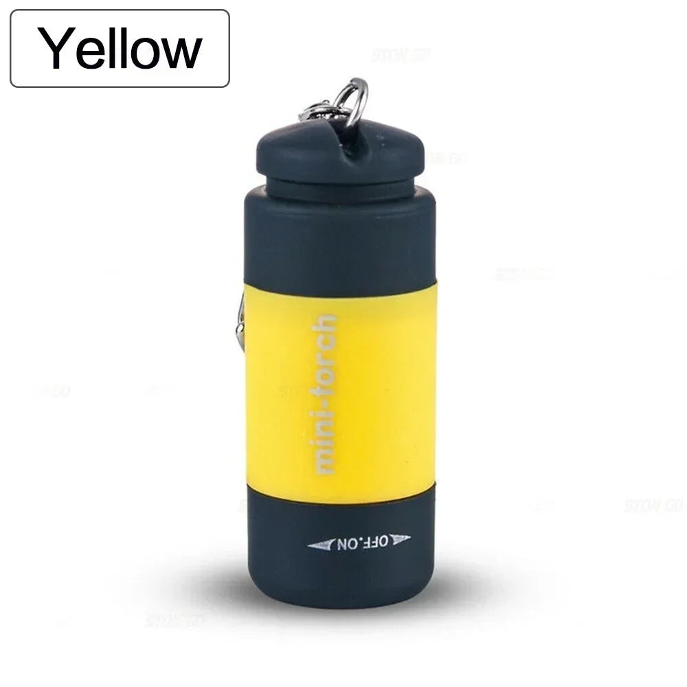 Waterproof Mini Keychain Flashlight | USB Rechargeable LED Light