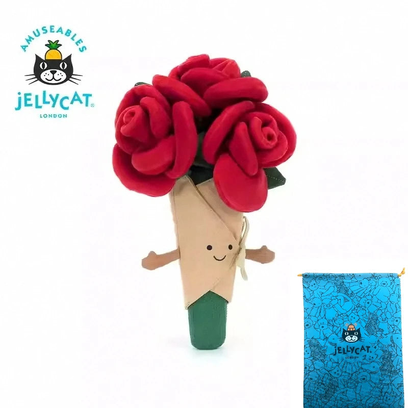 Crimson Dragon Rose Bouquet Plush Toy | Perfect Valentine's Gift