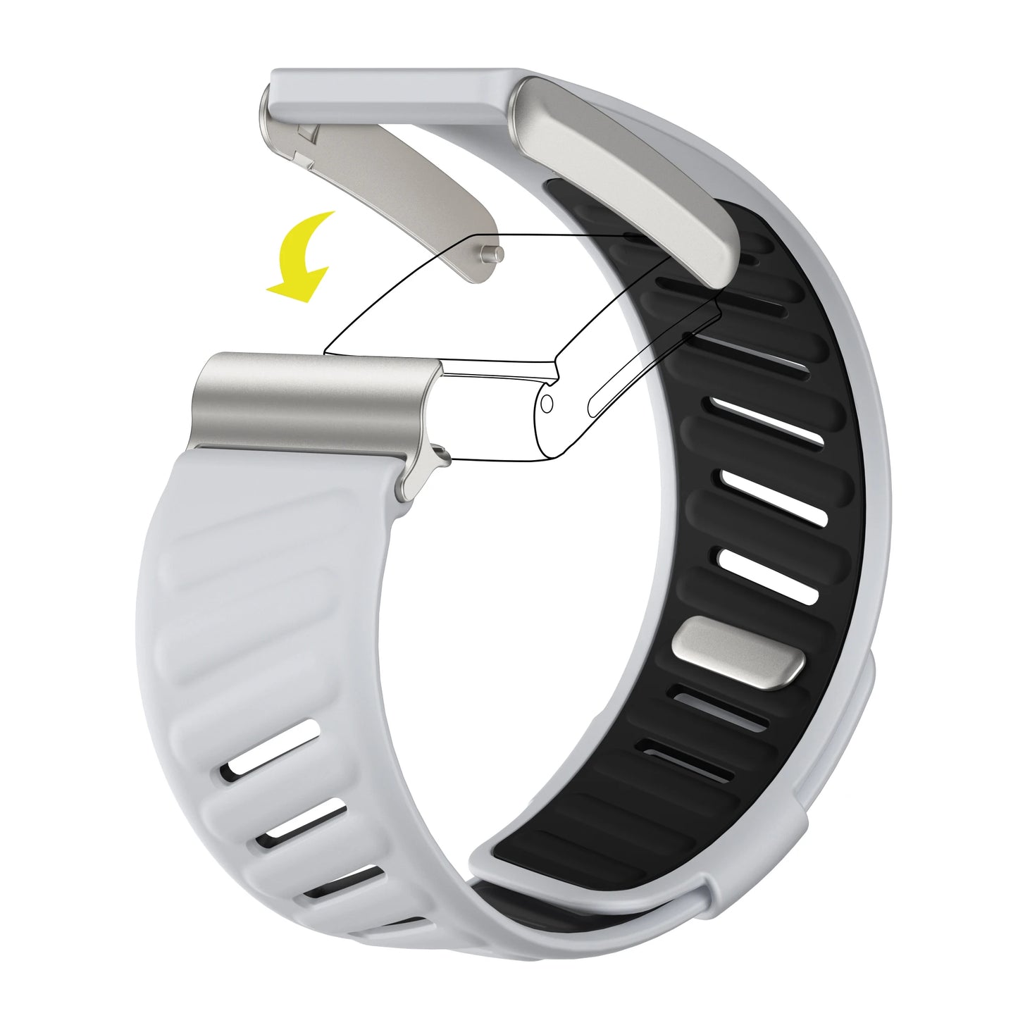 Replacement Silicone Straps for Smartwatch Bands | Unisex Design