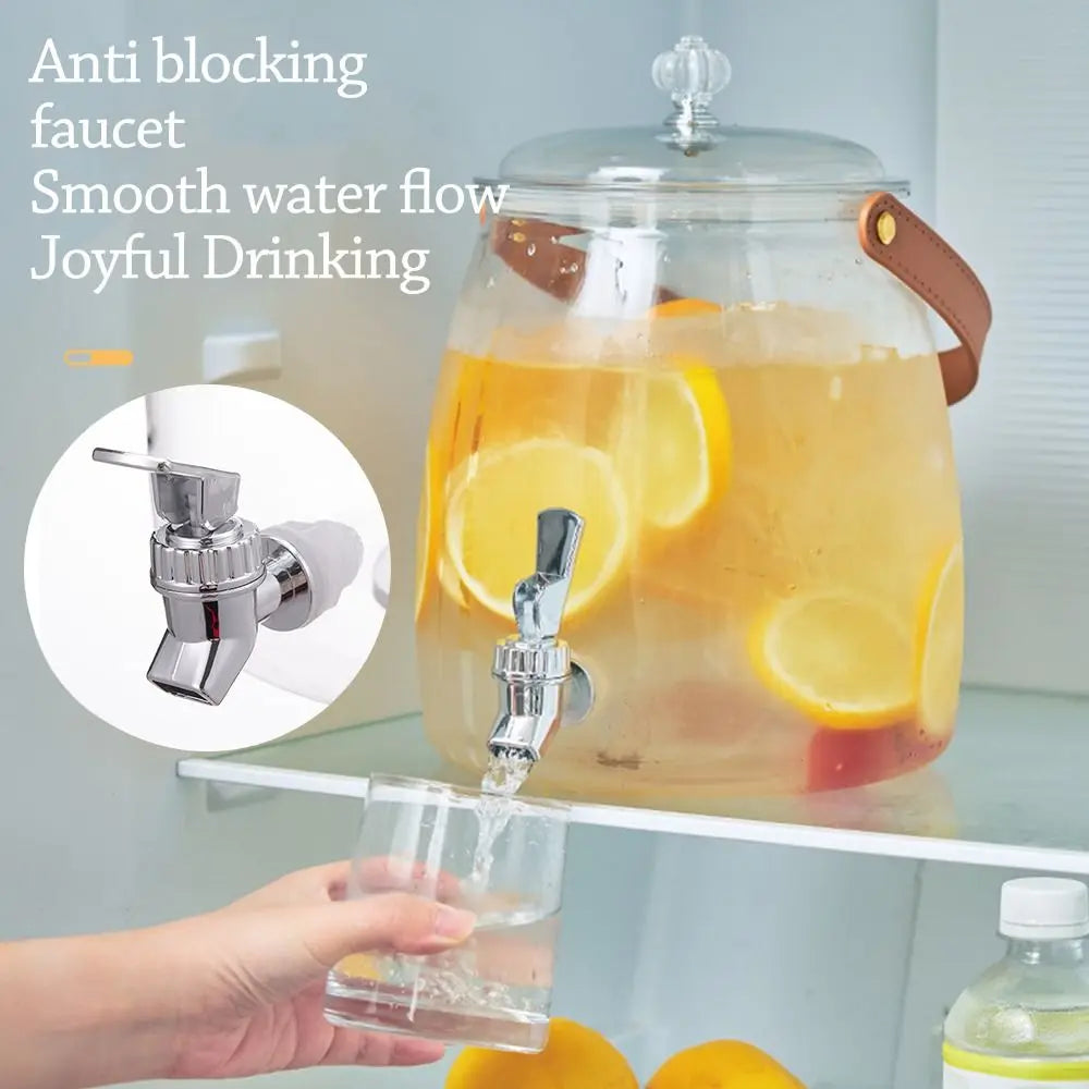 Large Capacity Summer Cold Water Kettle with Tap | Versatile Beverage Dispenser
