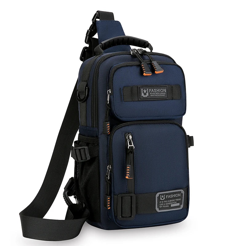 Men's Fashion Oxford Waist Pack | Versatile Casual Chest Bag