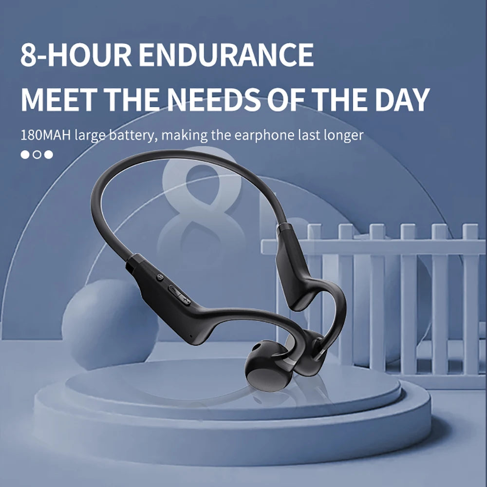 Bluetooth 5.2 Bone Conduction Earphones | TWS Wireless Headphones