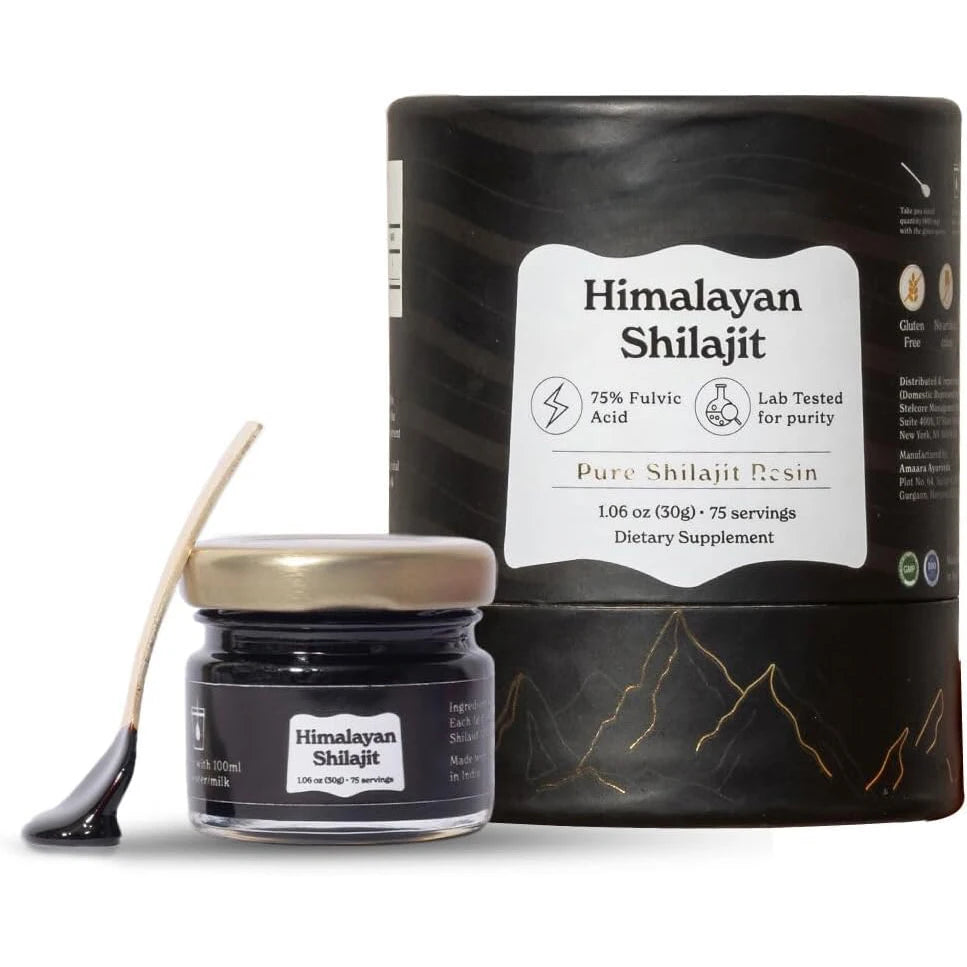 High Potency Pure Himalayan Shilajit Resin for Stamina & Strength