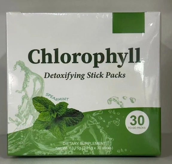 Chlorophyll Powder Stick Packs | Delicious Plant-Based Drink Mix