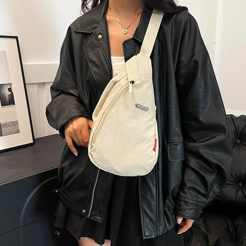 Chest Bag For Men Women Large Capacity Single Shoulder Bag Sport Cycling Phone Crossbody Bag Unisex Chest Bag Travel Hiking