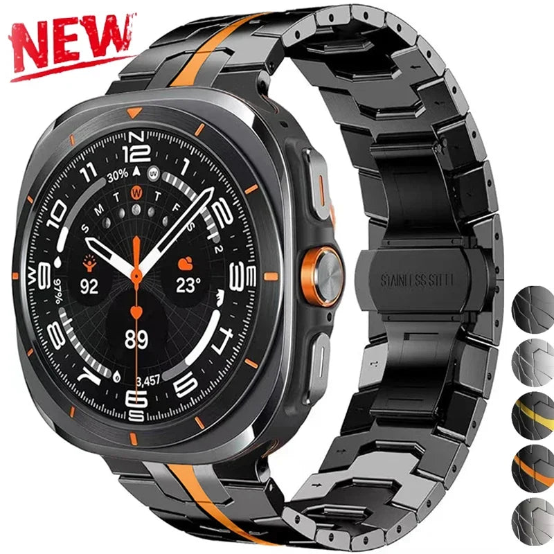 Luxury Titanium Band for Galaxy Watch Ultra 47mm | Metal Bracelet