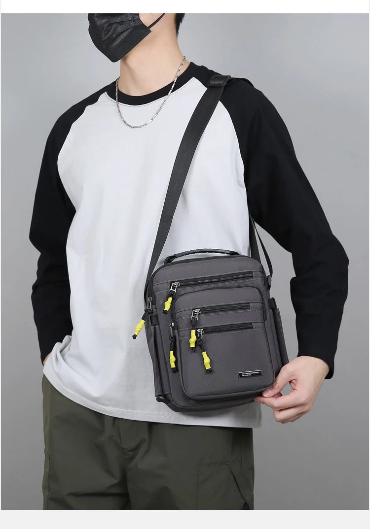 Bandolera de viaje multifuncional para hombre | Elegante y duradera