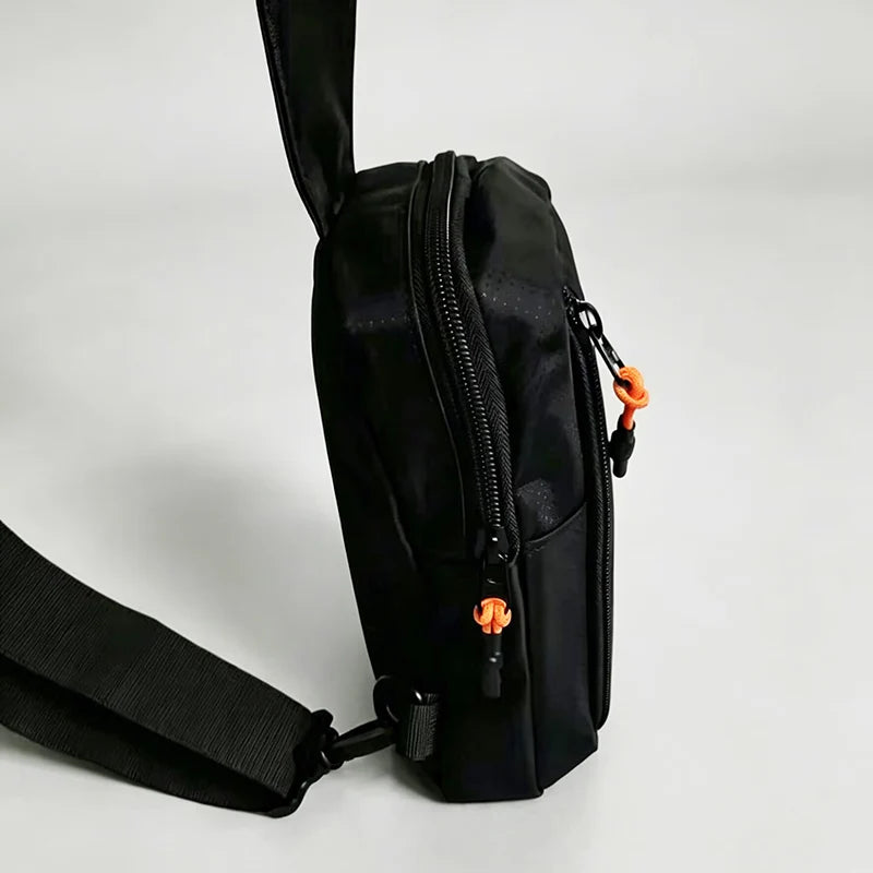 Black Men's Bag Fashion Nylon Small Casual Men Mini Handbags Male Cross Body Shoulder Messenger Bags For Men Purses