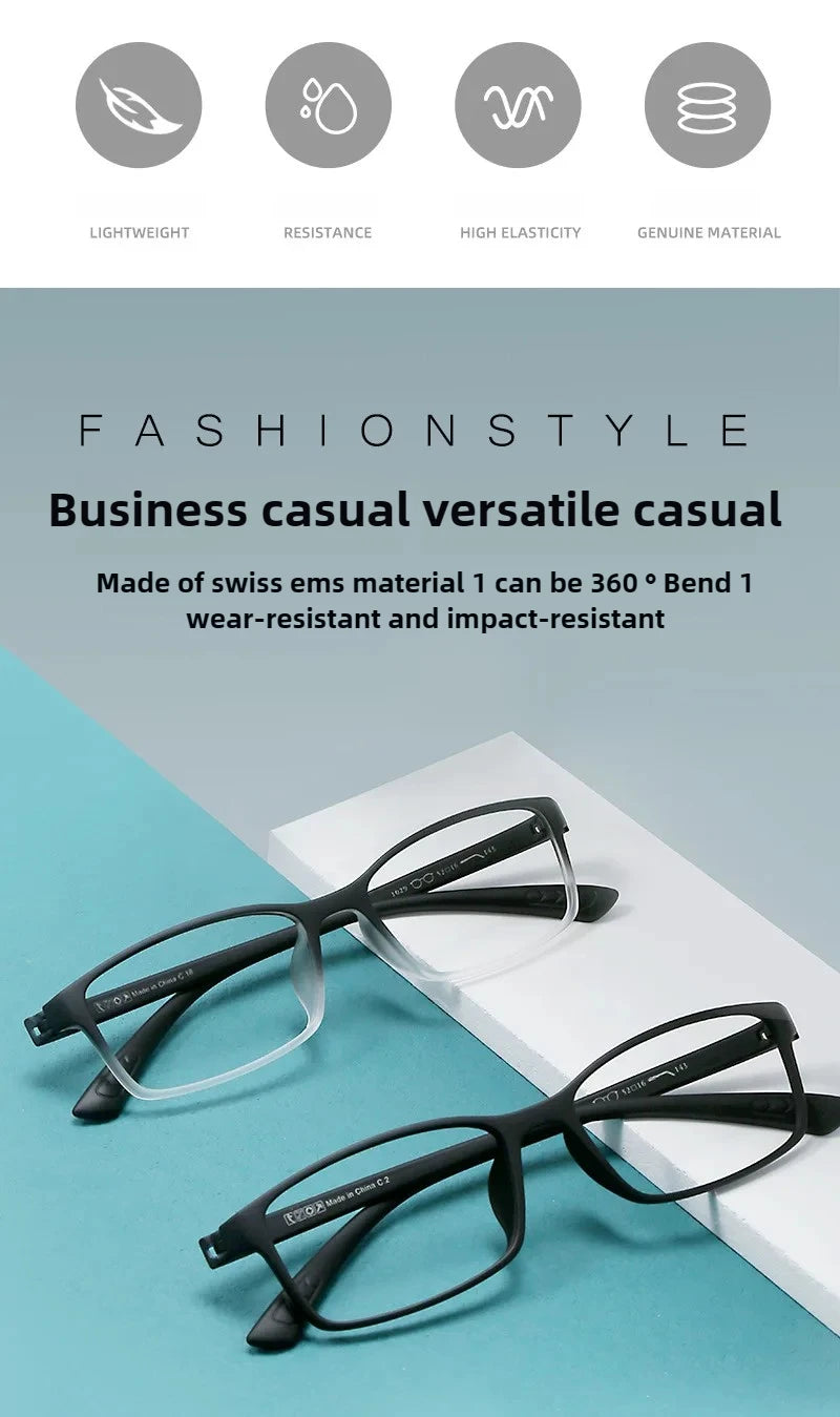 Men's Ultralight Prescription Sports Eyewear | Anti-Blue Ray Glasses