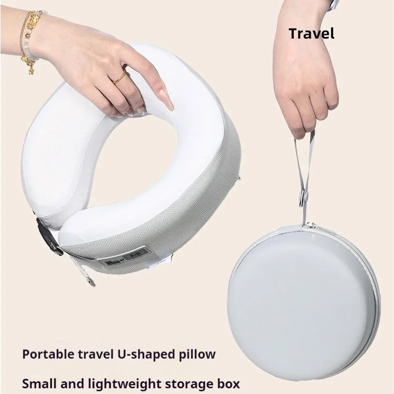 Premium Memory Foam Travel Neck Pillow | Supportive U-Shaped Cushion