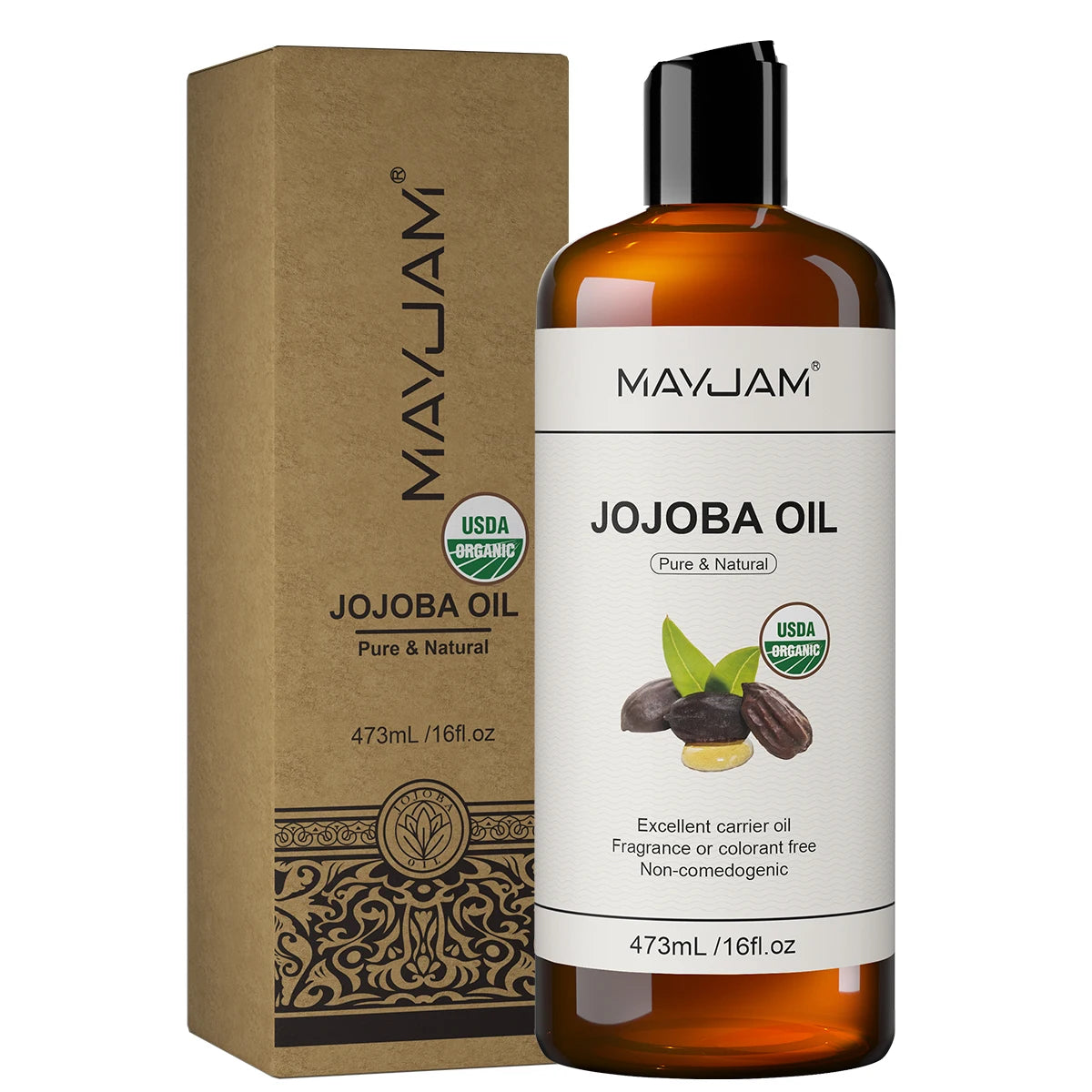Organic Multi-Use Carrier Oil for Face, Hair & Massage