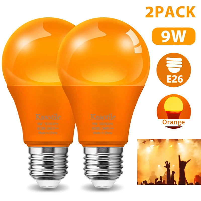 Colorful LED Energy Saving Bulb | 7 Color Options for Every Event