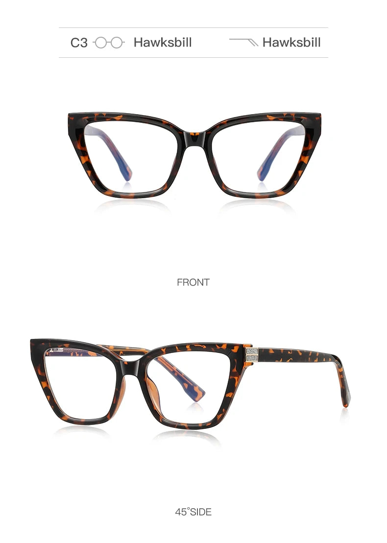 Chic Cat Eye Anti-Blue Light Reading Glasses for Women