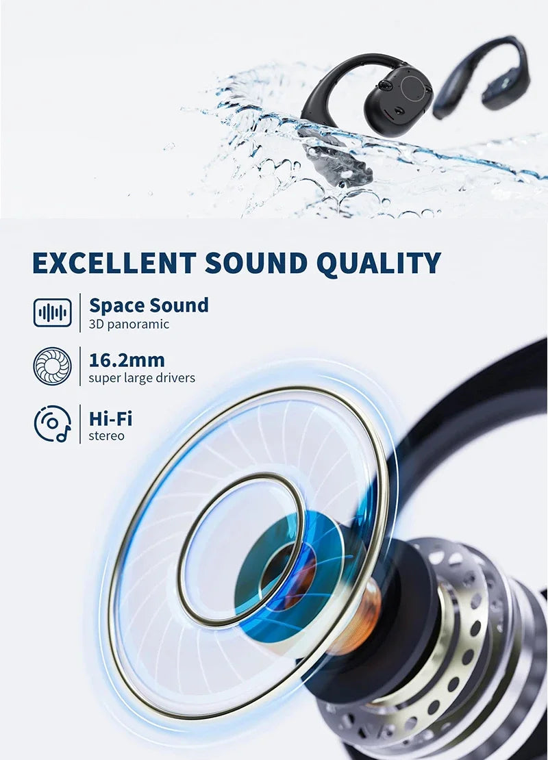 Wireless Earbuds with Digital Display | 40 Hours Playtime Earphones