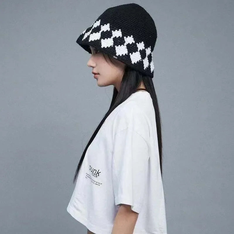 Women's Flower Crochet Bucket Hat | Handmade Spring Summer Style