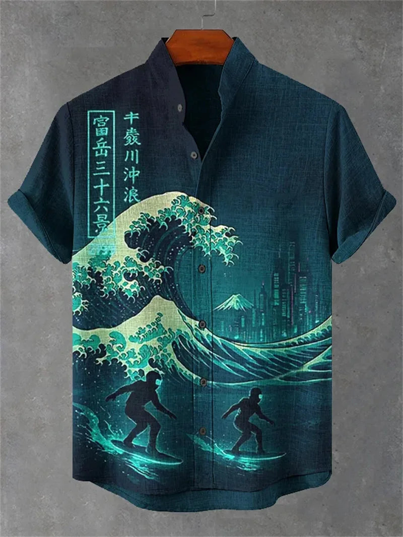 Men's Casual Short Sleeve Hawaiian Shirt | Stylish Summer Vibes