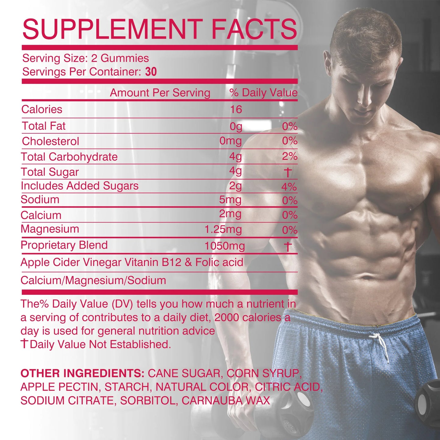 Male Performance Support Gummies | Boost Strength & Recovery