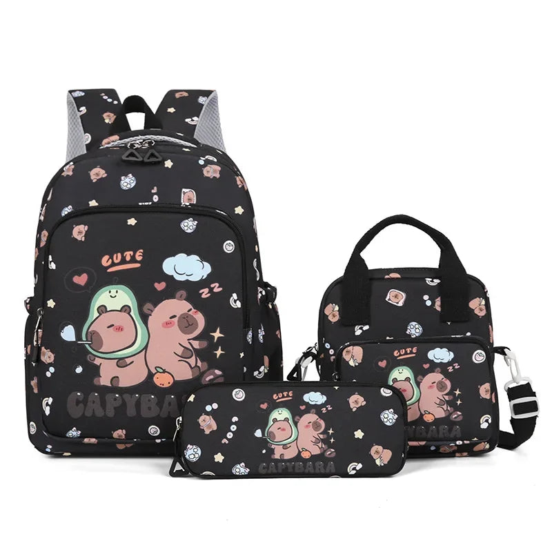 Colorful 3-Piece Backpack Set for School | Fun & Functional