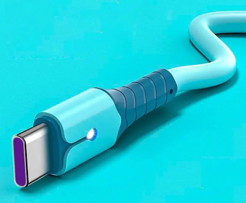 Liquid Silicone USB Type A to C Charging Cable | Fast & Durable