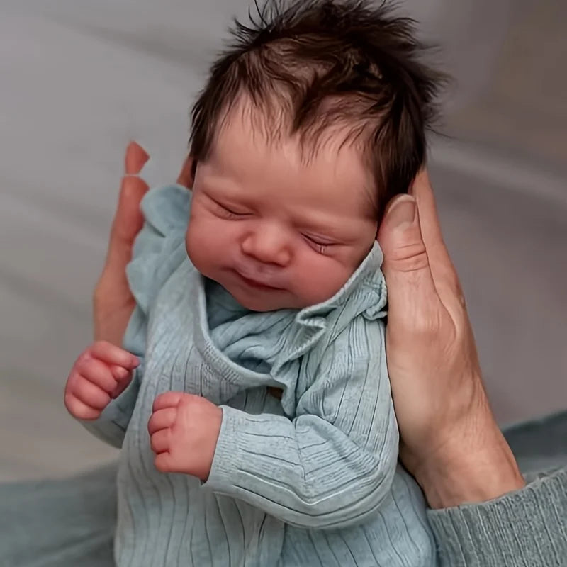 Muñeca Reborn de 19 pulgadas, bonita, pintada a mano | Piel suave y realista