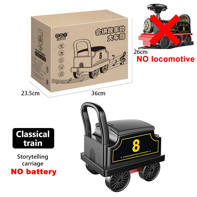 Electric Train Kids Riding Toy | Fun Railway Ride-on for Kids