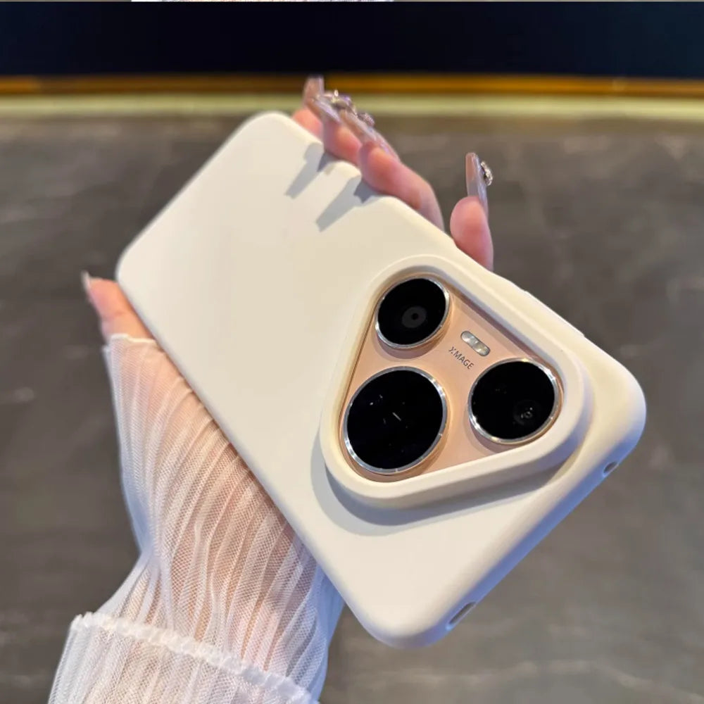 Liquid Silicone Phone Case For Huawei Pura 80 Pro Pura 70 P60 P50 P40 P30 Pro Mate 70 60 50 Luxury Soft Skin Smooth Cover Funda