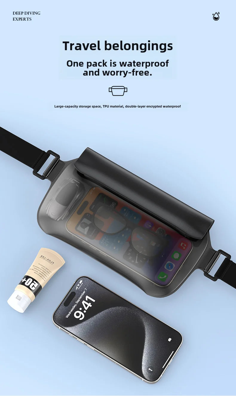 Universal Waterproof Phone Pouch | Secure Beach & Swim Protection