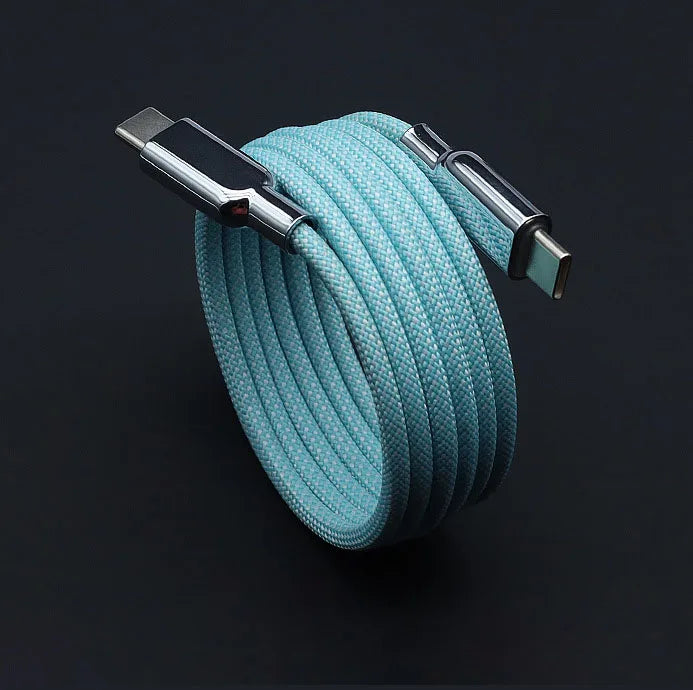 Pink Braided Type-C Fast Charging Cable | 240W PD Charger Cord