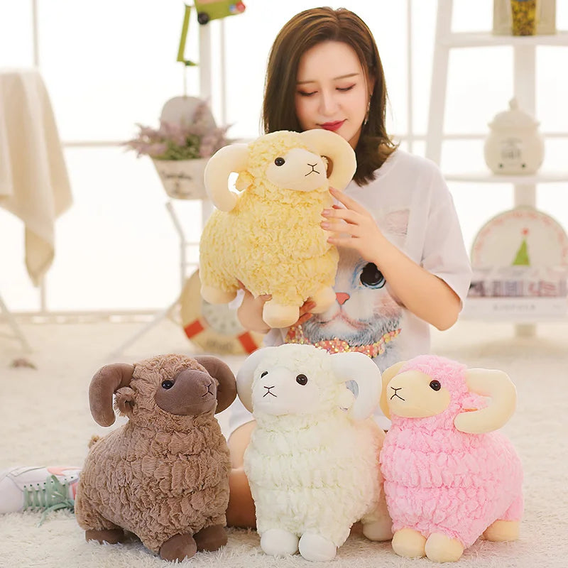 Kawaii Alpacasso Plush Toys | Soft Stuffed Sheep Pillows