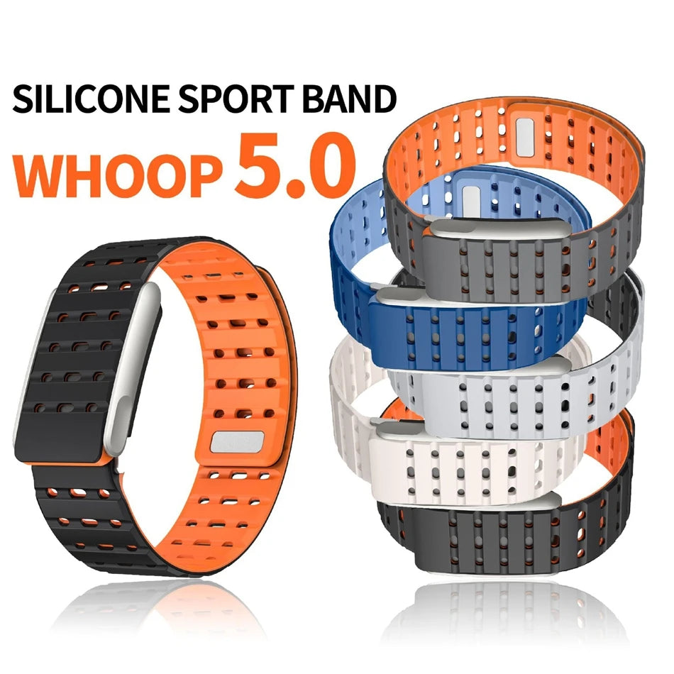 Breathable Magnetic Silicone Sport Watch Strap | Water-Resistant Band