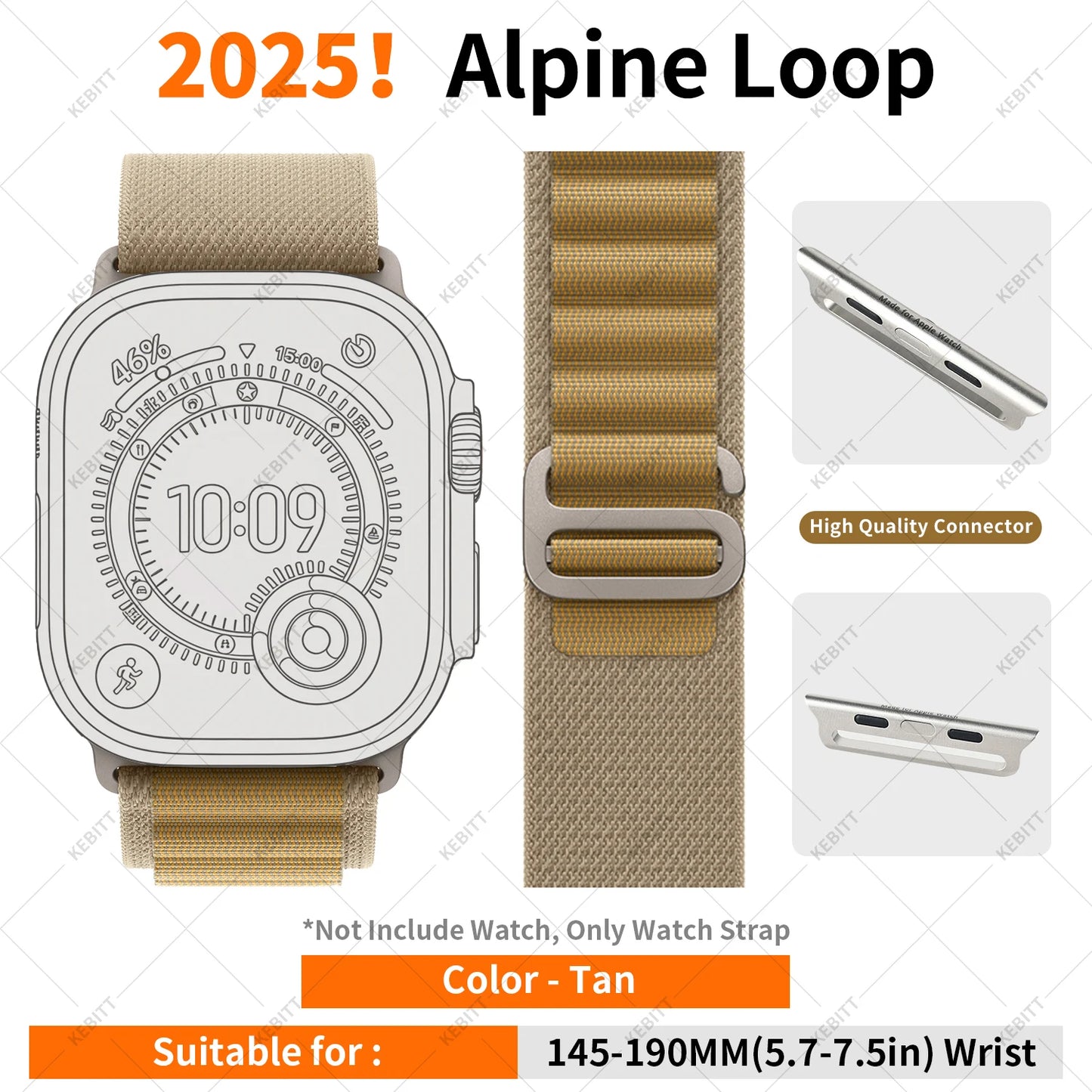 High-Quality Nylon Strap Alpine Loop for Smartwatch | Comfort & Style
