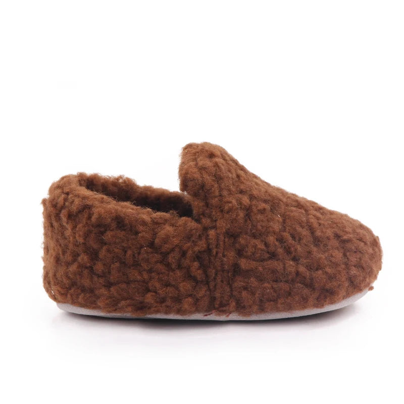 Soft Cotton Baby Prewalking Shoes | Non-Slip Winter Footwear