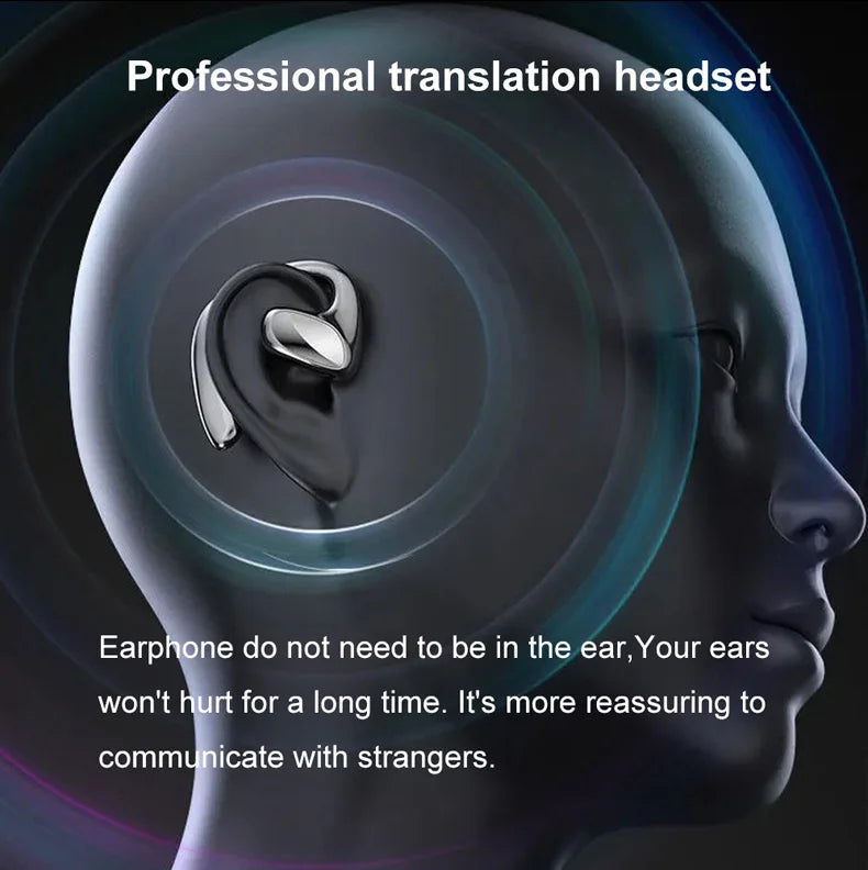 Wireless Language Translator Earbuds | High Accuracy & 144 Languages