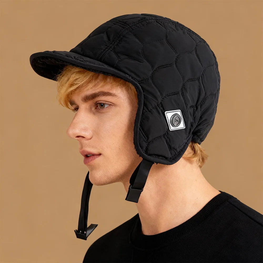 Unisex Velvet Bomber Hat | Luxurious Warm Winter Ear Protection