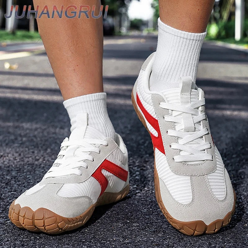 Wide Toe Barefoot Shoes Summer New Mens Womens Zero Drop Minimalist Sneakers Retro Outdoor Non Slip Walking Shoes Casual Sneaker