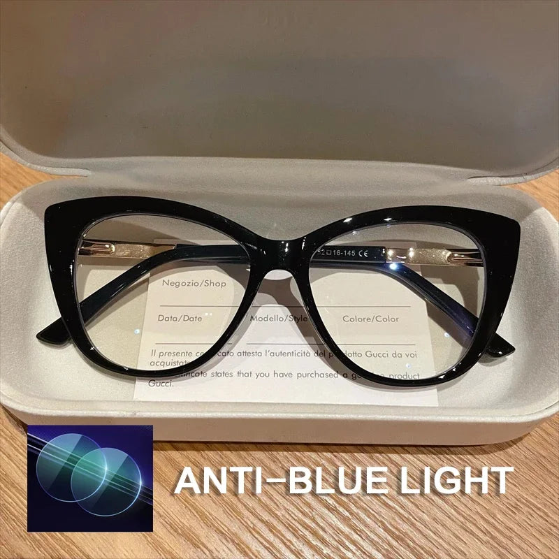 Fashion Cat Eye Blue Light Reading Glasses for Women