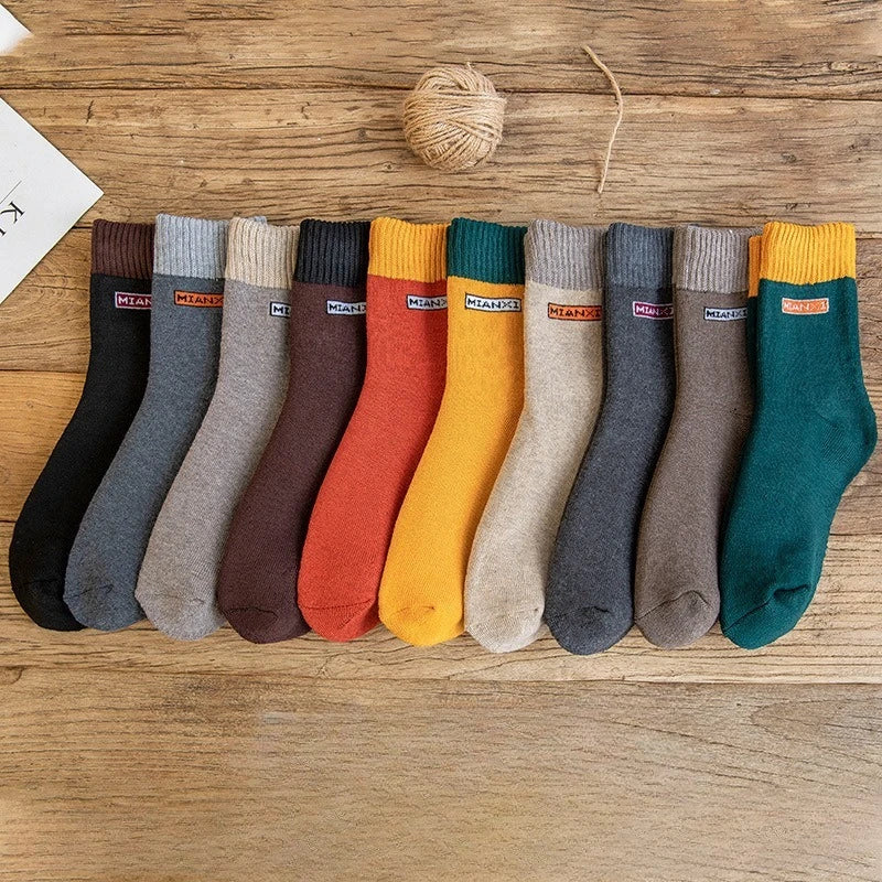 Men's Plush Thick Winter Socks | Cozy Warm Anti-Odor Footwear