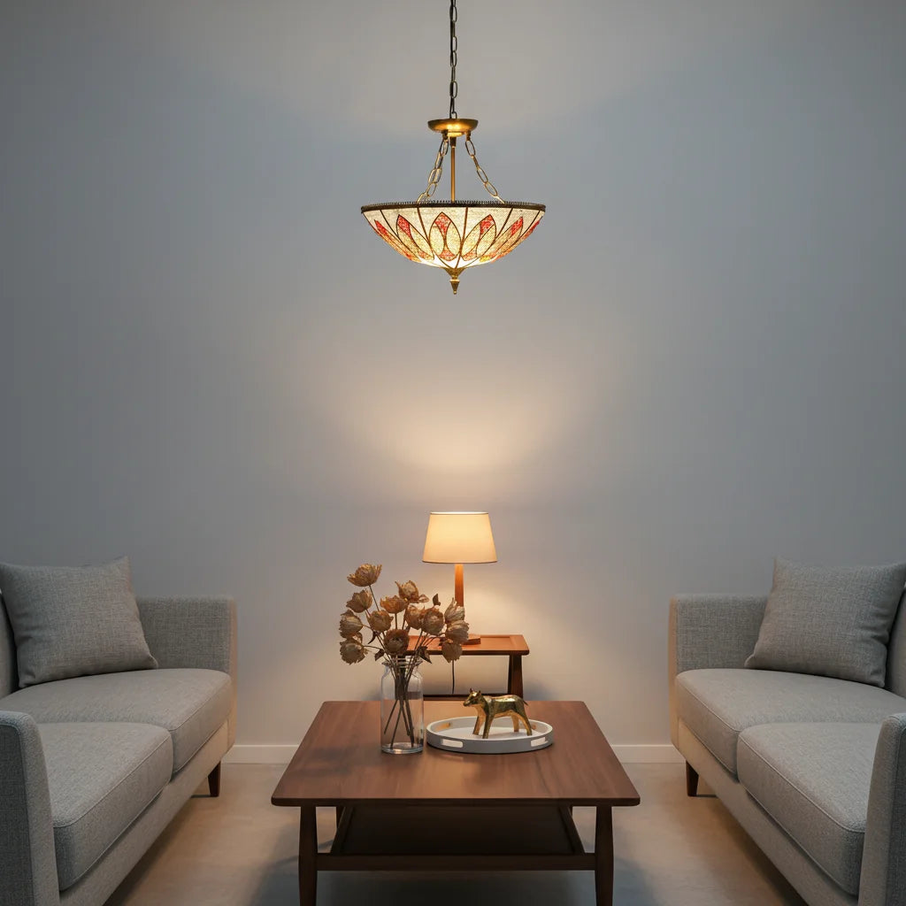 Modern Gold Pendant Light | 3-Light E26 Ceiling Lamp for Dining