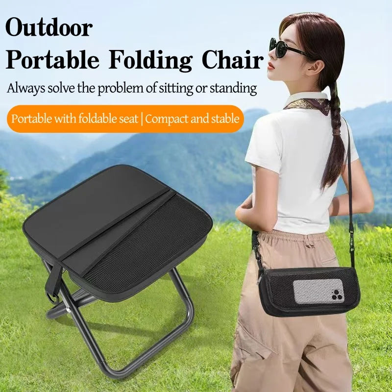 Lightweight Portable Foldable Backpack Chair for Outdoor Adventures