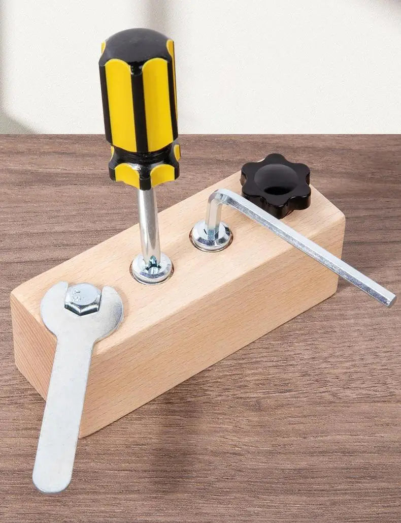 Kids Wooden Screw Nut Disassembly Toy | Montessori Learning