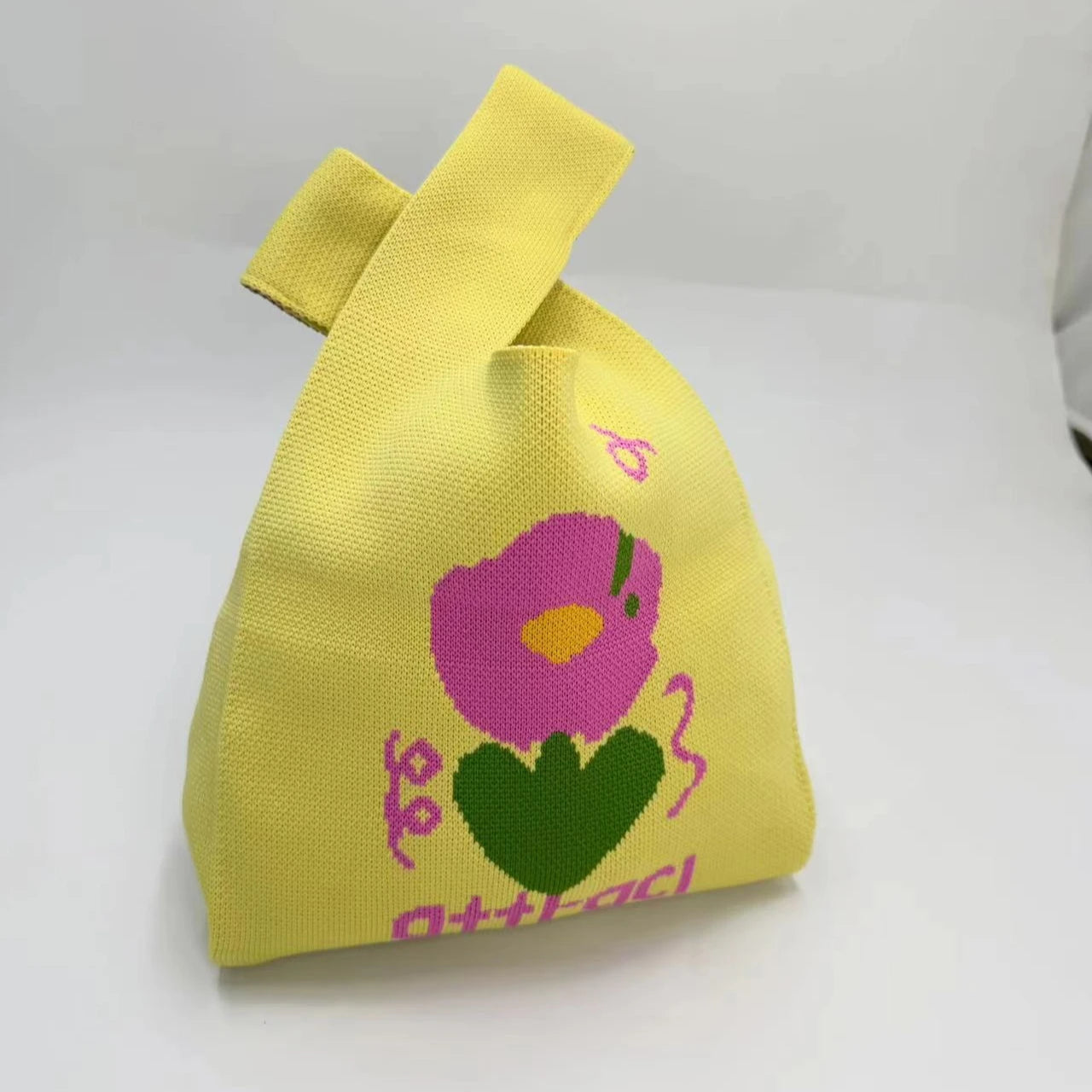 Handmade Mini Knitted Tote Bags | Portable Spring Summer Handbags