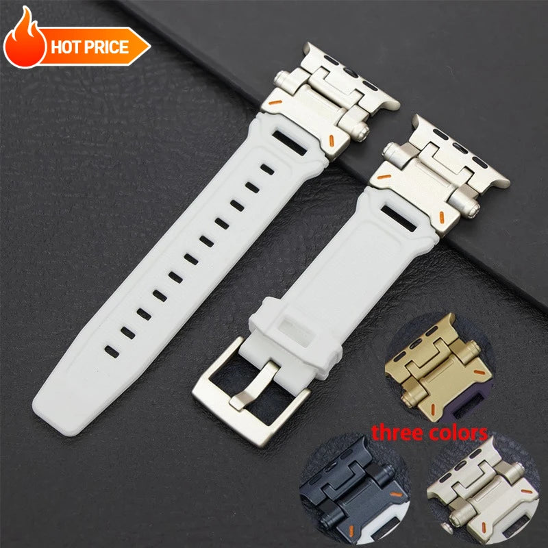 Silicone Sport Band for All iWatch Models | Luxury Sports Strap